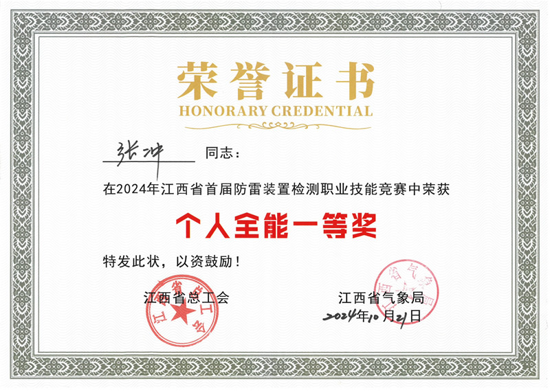 張沖一等獎(jiǎng)